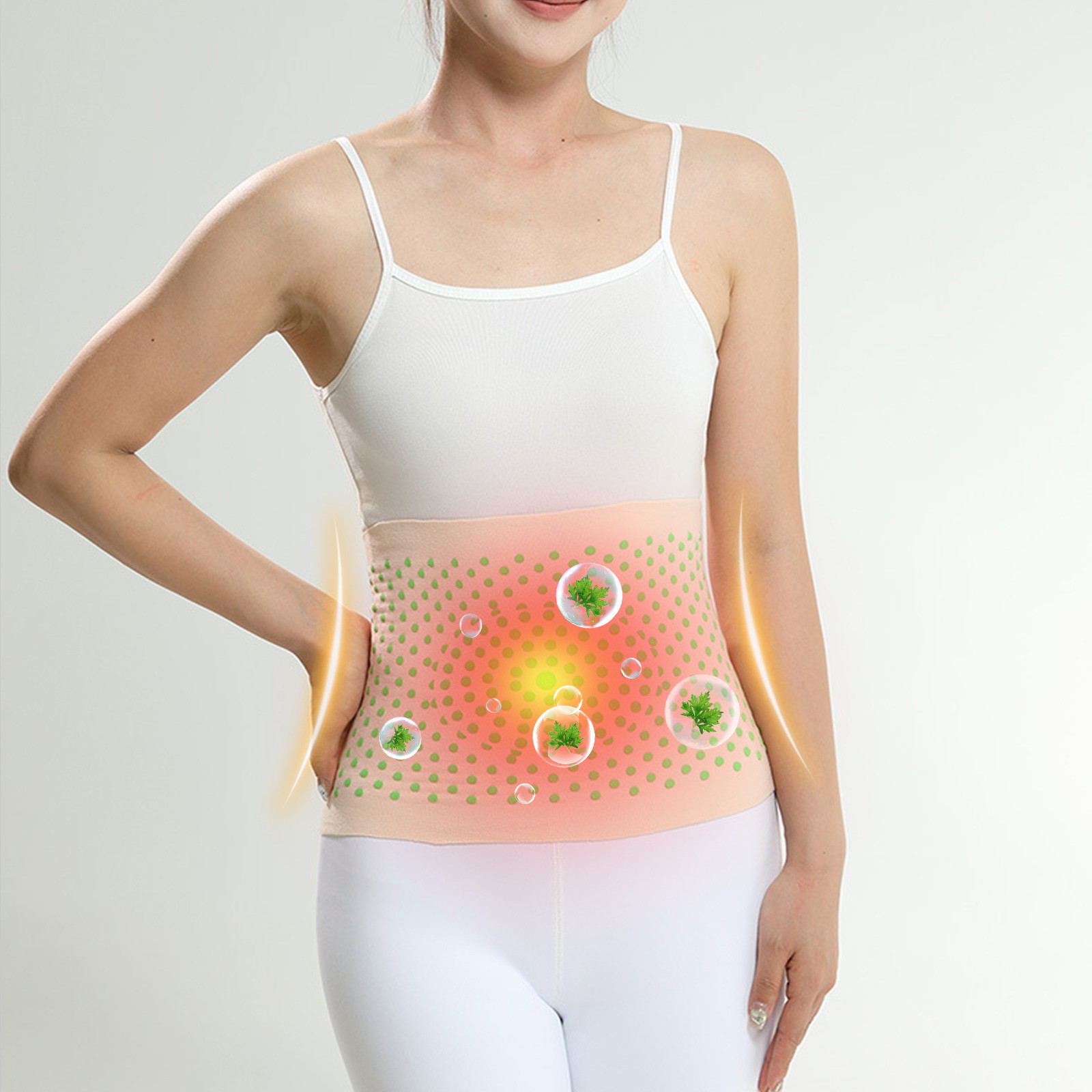 yilyih Back Pain Relief Products Self Heating Wormwood Waist Belt Self Heating Support Belt Breathable Waist Lumbar Lower Back Relief From Waist Pain Lower Back Pain Relief